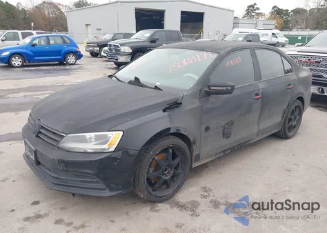 2015 Volkswagen Jetta 2.0L S из США, поврежденный, VIN 3VW2K7AJ8FM407389